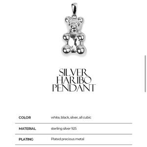 New Silver Haribo Pendant